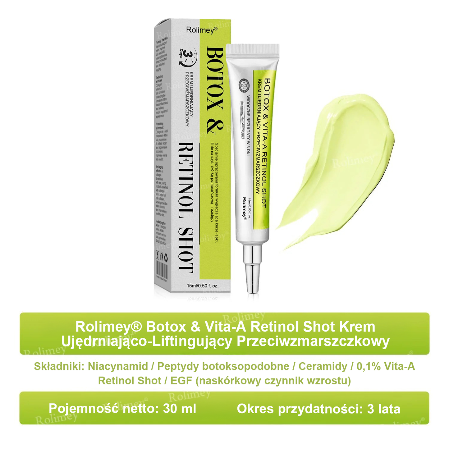 👨⚕️🇺🇸Najnowocześniejsze amerykańskie osiągnięcie w walce z oznakami starzenia ✅ Rolimey® krem przeciwzmarszczkowy z botoksem i retinolem Vita-A – Ostatni dzień promocji, 70% TANIEJ⏰