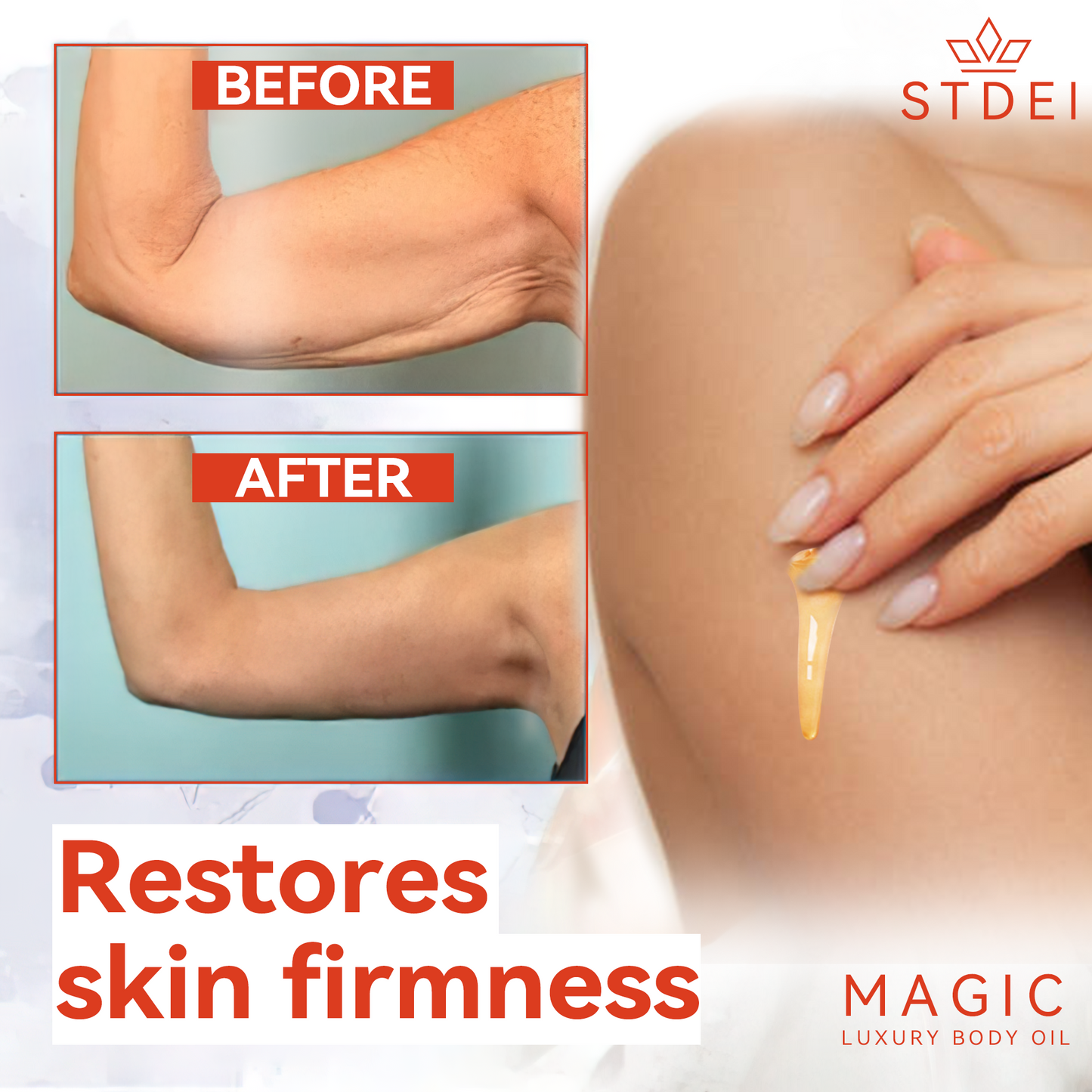 STDIE™ Magiczny luksusowy olejek do ciała ( Ograniczona oferta czasowa – 80% zniżki – ostatnie 30 minut)🌹🔥