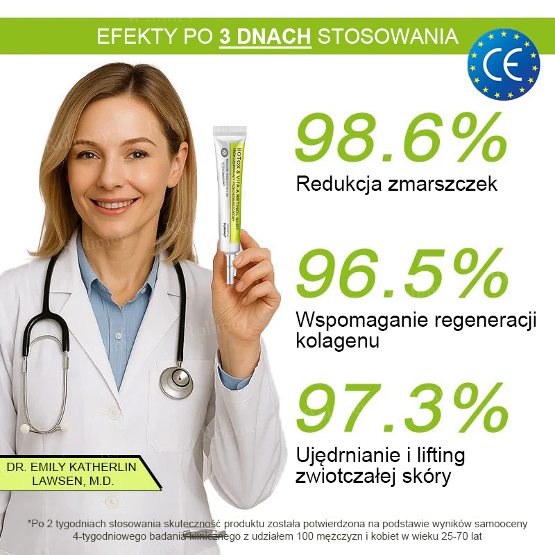 👨‍⚕️🇺🇸Najnowocześniejsze amerykańskie osiągnięcie w walce z oznakami starzenia ✅ Rolimey® krem przeciwzmarszczkowy z botoksem i retinolem Vita-A – Ostatni dzień promocji, 70% TANIEJ⏰