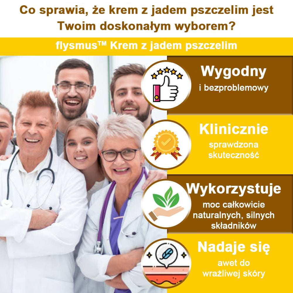 Gotówka przy odbiorze] flysmus™ Bee Venom Wart and Mole Removal Skin Cream (👨‍⚕Zalecenia AAD) 🐝🐝 (🔥Ostatni dzień promocji 70% taniej)