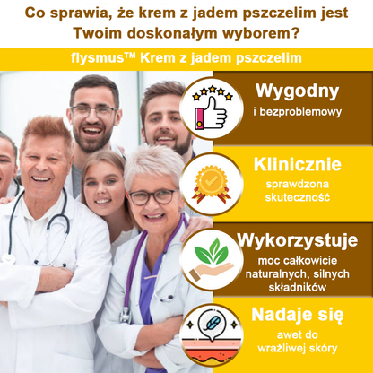Gotówka przy odbiorze] flysmus™ Bee Venom Wart and Mole Removal Skin Cream (👨‍⚕Zalecenia AAD) 🐝🐝 (🔥Ostatni dzień promocji 70% taniej)