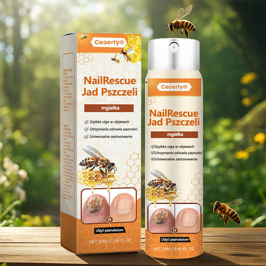 Spray z jadem pszczelim – skuteczny w leczeniu infekcji grzybiczych i zapalenia paznokci🐝