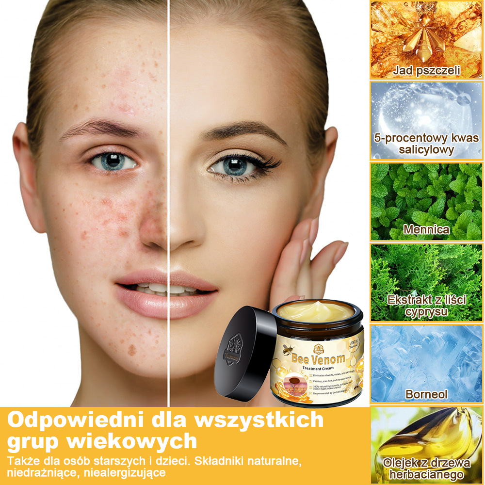 【🫧Płatność przy odbiorze🫧】Turonu™ leczniczy krem do skóry z jadem pszczelim (zalecany przez AAD)
