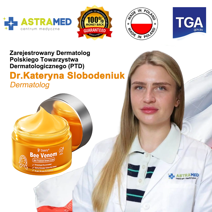Daasry® 𝑩𝒆𝒆 𝑽𝒆𝒏𝒐𝒎 𝑺𝒌𝒊𝒏 𝑻𝒓𝒆𝒂𝒕𝒎𝒆𝒏𝒕 𝑺𝒆𝒓𝒖𝒎 𝑪𝒓𝒆𝒂𝒎👨‍⚕️ (Suitable for all ages & TGA recommends)