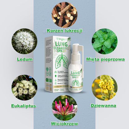 [Oficjalny flagowy sklep marki]👨‍⚕️MIQIKO® Zaawansowany spray oczyszczający płuca (☘️zalecany przez specjalistów od płuc☘️) ☘️☘️☘️