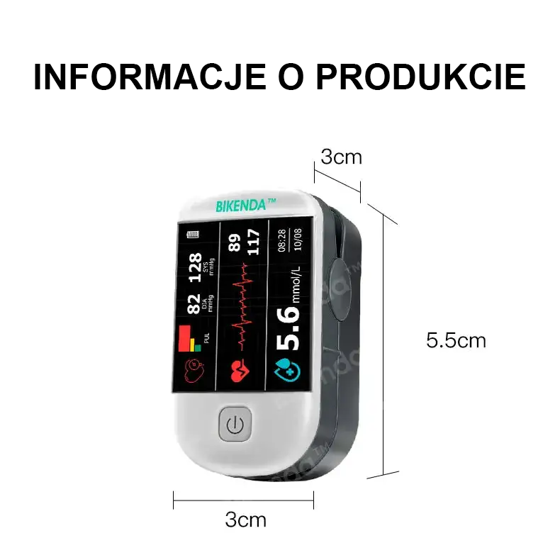Bikenda™ nowej generacji inteligentny wielofunkcyjny nieinwazyjny laserowy glukometr 👩‍💼[dokładność 99,9%]🍀🍀