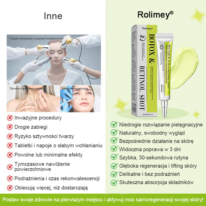 👨‍⚕️🇺🇸Najnowocześniejsze amerykańskie osiągnięcie w walce z oznakami starzenia ✅ Rolimey® krem przeciwzmarszczkowy z botoksem i retinolem Vita-A – Ostatni dzień promocji, 70% TANIEJ⏰