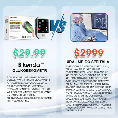 Bikenda™ nowej generacji inteligentny wielofunkcyjny nieinwazyjny laserowy glukometr 👩‍💼[dokładność 99,9%]🍀🍀